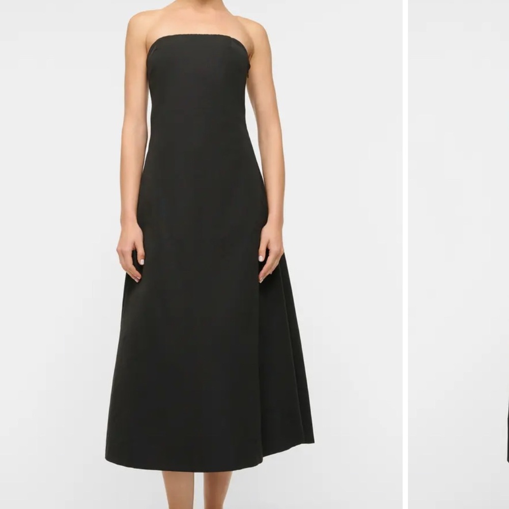 STAUD Kennedy Strapless Dress